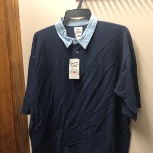 Vintage NWT Mid-West Garment Co. Polo Shirt